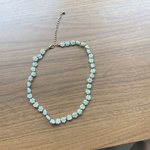 beaded flower necklace